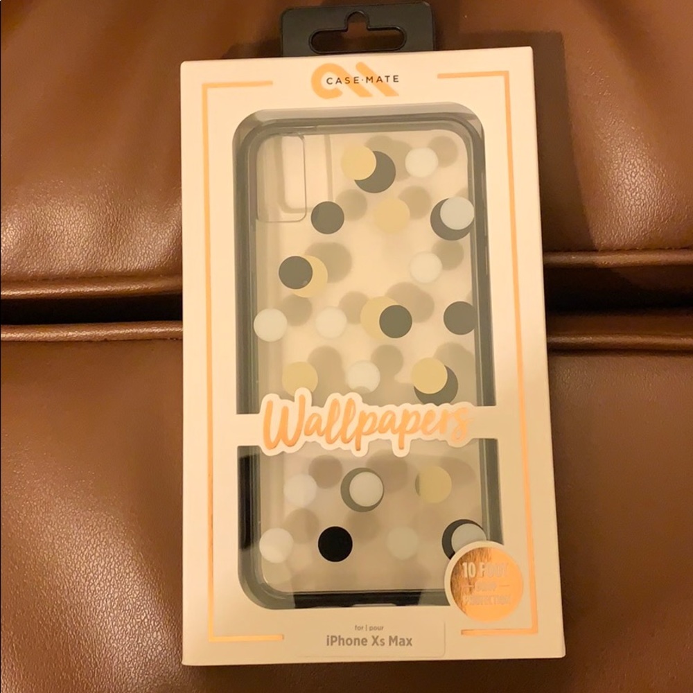 New case-mate polka dots IPhone XS MAX CASE